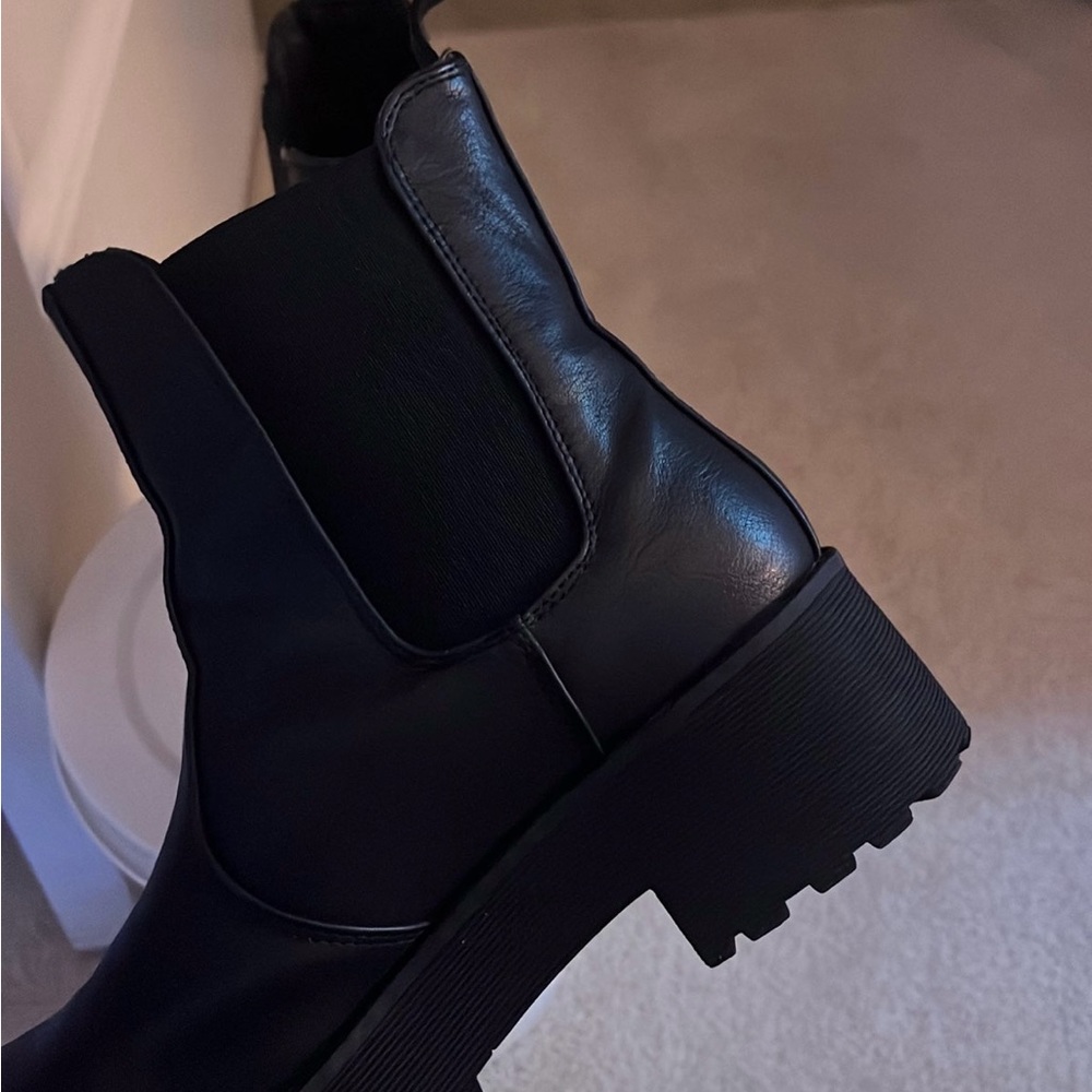 Black boots